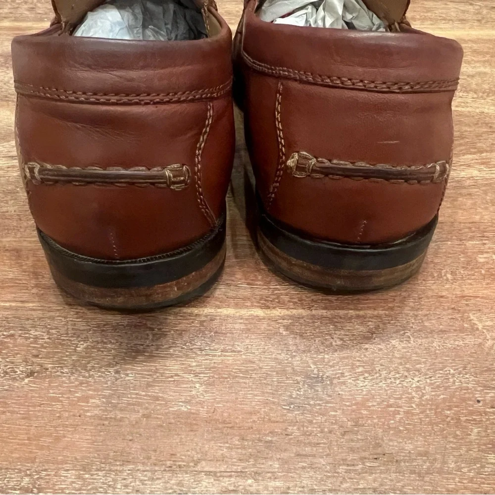 Cole‎ Haan “Pinch Friday” Size 10.5 M Brown Leather Penny Loafer